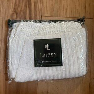 Ralph Lauren Chadwick Crochet ONE Standard Sham